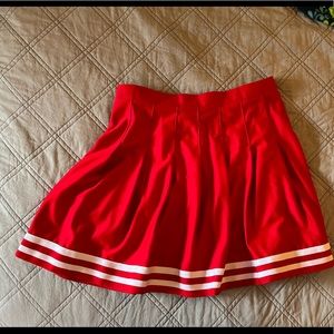 Red Cheer Skirt